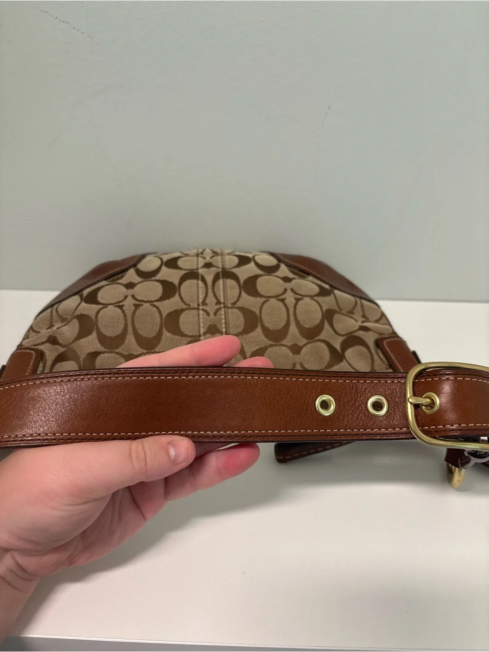 NWOT Coach 11371 Signature Hobo Bag